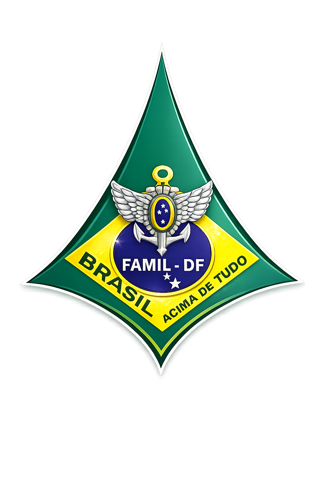 Brasão da Federação da Família Militar do Distrito Federal